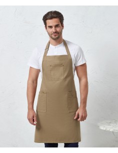 P-PR132-Cotton Chino Bib Apron 2